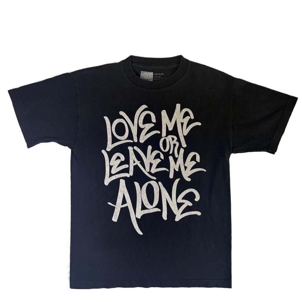 Proverse Positive Poetics Love Me Or Leave Me Alone Graffiti Graphic T-Shirt